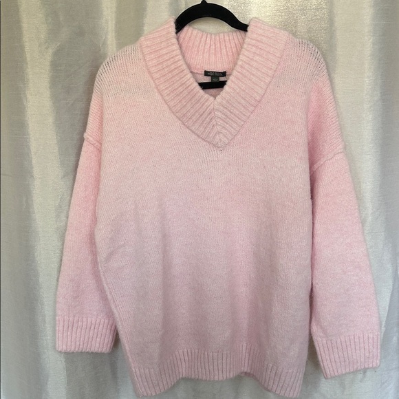 Wild Fable Pink V-Neck Sweater - Picture 1 of 7